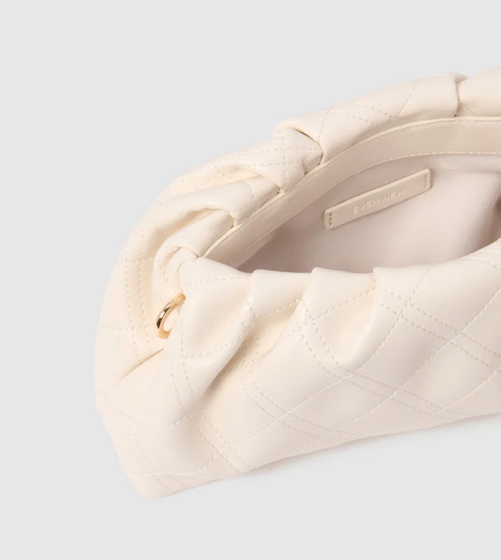 forever new  SASKIA Soft Quilt Clutch for Women | Best Price UAE